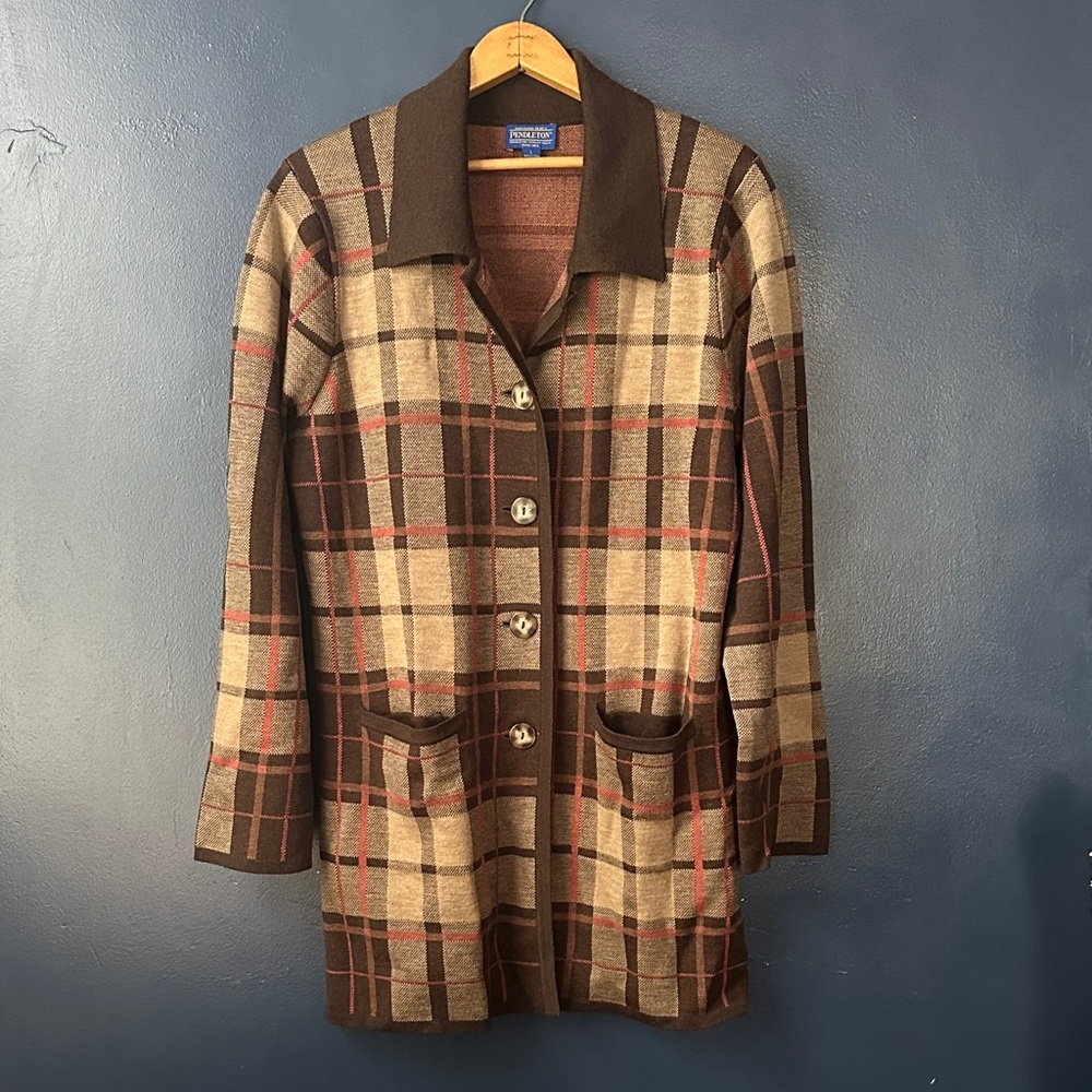 Pendleton Multicolor Plaid Women's Cardigan